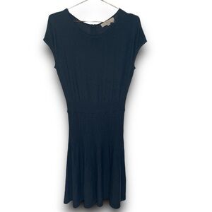 Loft Navy Blue Sleeveless Knit Sweater Dress